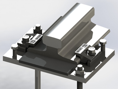 crane rail clips